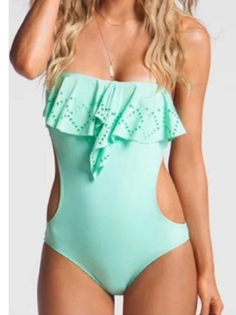 L Space Monokini Size 10 Berry New